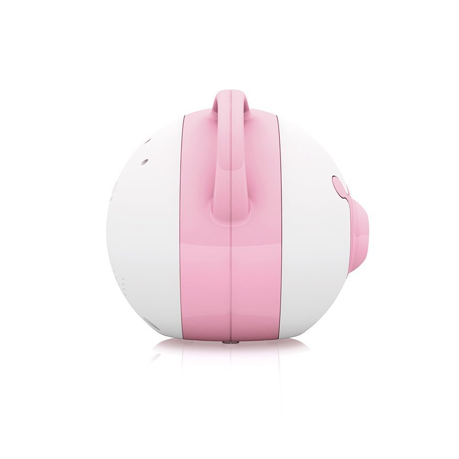 Nosiboo Pro Electric Nasal Aspirator for babies to clear stuffy little noses: pink, right side view