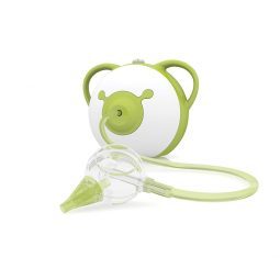 Nosiboo Pro Electric Nasal Aspirator for babies to clear stuffy little noses: green