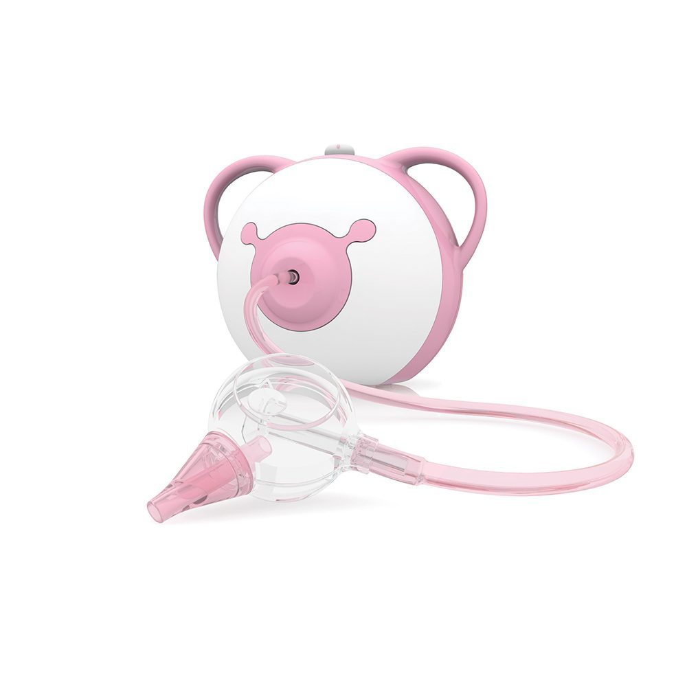 Nosiboo Pro Electric Nasal Aspirator for babies to clear stuffy little noses: pink